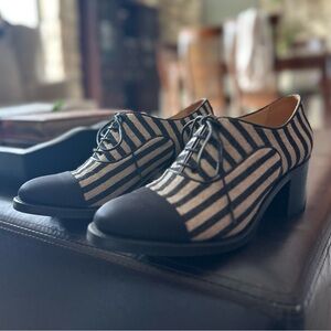 The Office of Angela Scott Mrs Maisel Cap Toe Oxford Pump